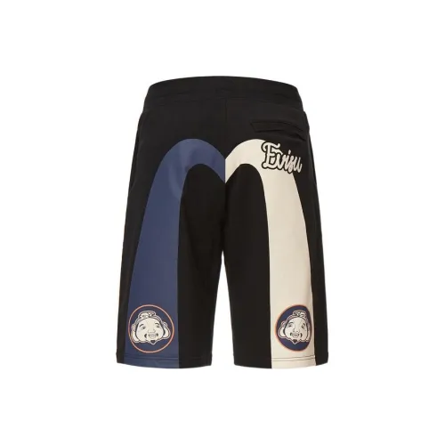 EVISU Повседневные шорты Мужские Черные