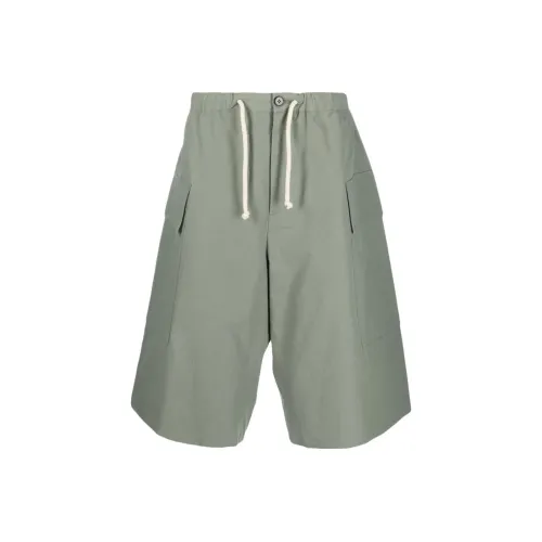 JIL SANDER Зеленые Мужские Карго Шорты