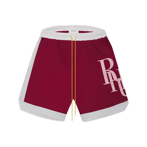RHUDE Red Men's Casual Shorts RHUDE Красные Мужские Повседневные Шорты