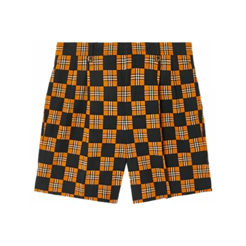 Burberry SS21 Повседневные шорты Мужские Темно-оранжевые