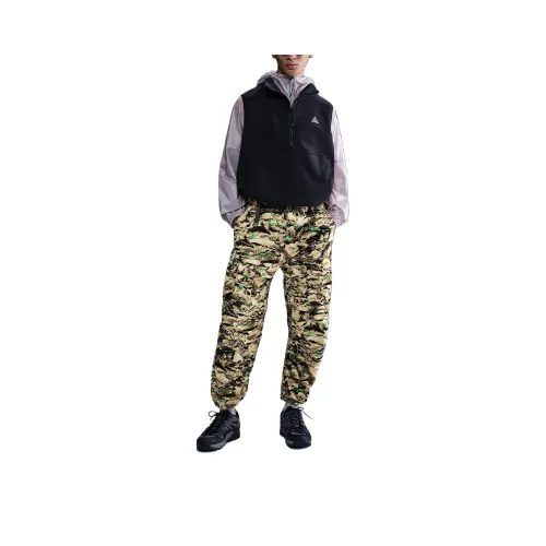 nike Swoosh ACG Smith SUMMIT Карго Брюки Мужские Бежево-Желтые