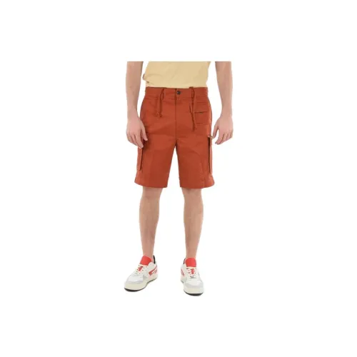 DIESEL Orange Men's Cargo Shorts DIESEL Оранжевые Мужские Карго Шорты