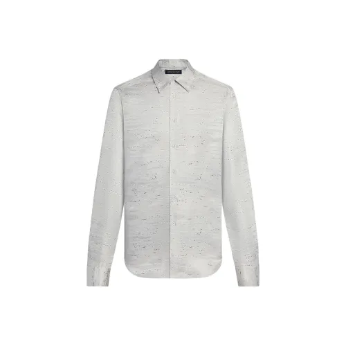 LOUIS VUITTON FW21 Рубашка Мужская Серого цвета