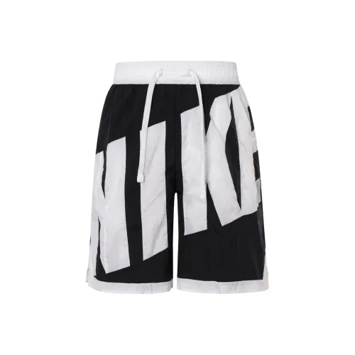 Nike Повседневные шорты Мужские Черный Белый