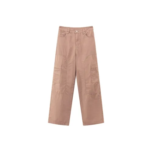 NO ONE ELSE SS24 Повседневные брюки Унисекс Серый Розовый
