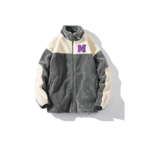 M MAICCO Хлопковый пуховик унисекс серый