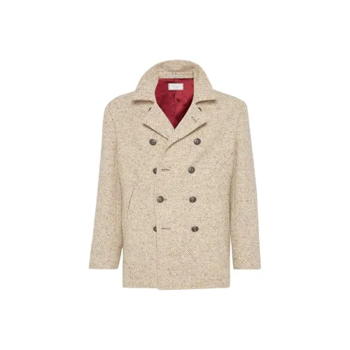 BRUNELLO CUCINELLI Куртки и Пальто Мужской Светлый Бежевый