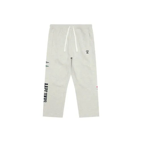 Aape Повседневные брюки Мужские Белые Серые