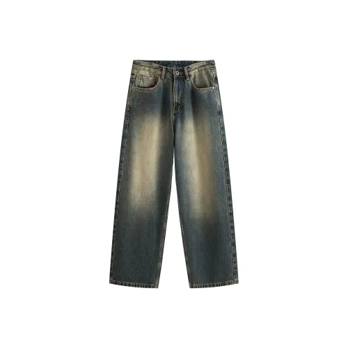 VALKOMM Джинсы Унисекс Деним Синий