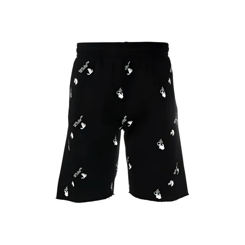 Off Белый SS21 Черный Мужские Повседневные Шорты