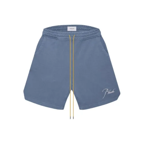 RHUDE Blue Men's Casual Shorts RHUDE Синий Мужские Повседневные Шорты