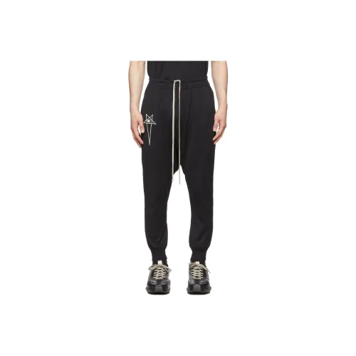 Rick Owens DRKSHDW Мужские Повседневные Брюки Черные