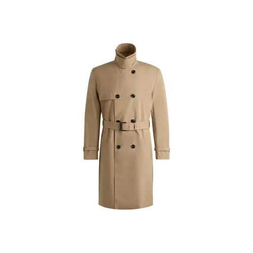 Hugo Boss Тренчкот Мужской Бежевый