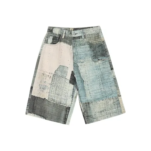 KORAKUBLUE Джинсы Унисекс Цифровой Зеленый