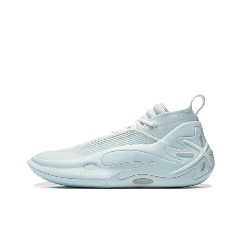 LINING Wow11 Баскетбольные кроссовки MID Топ Светло-небесно-голубой Мужской