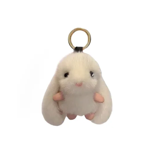 MORTEN SOLUM Большой ушастый кролик Искусственная норка Милый Маленький кролик Куклы Плюшевый Брелок 11 см Высота