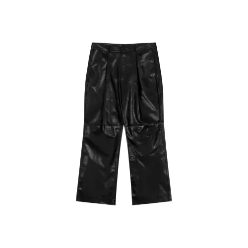 Entire Studios Кожаные брюки Мужские Черные