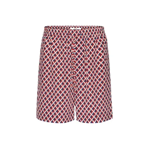 Valentino Red Men's Casual Shorts Валиентино Красный Мужские Повседневные Шорты