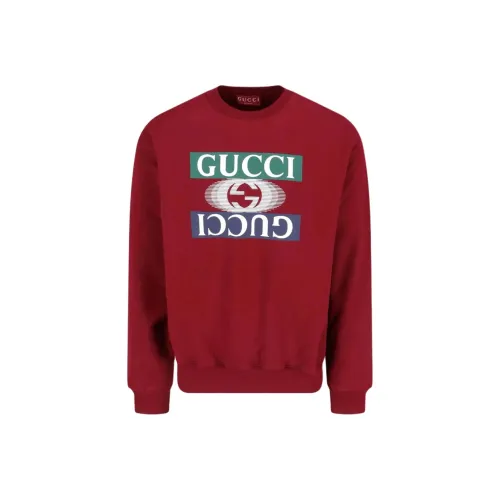 Gucci Red Мужские Свитшоты