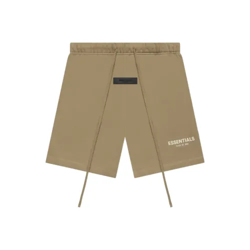 Fear Of God Essentials SS22 Повседневные шорты Унисекс Цвет дубовый коричневый