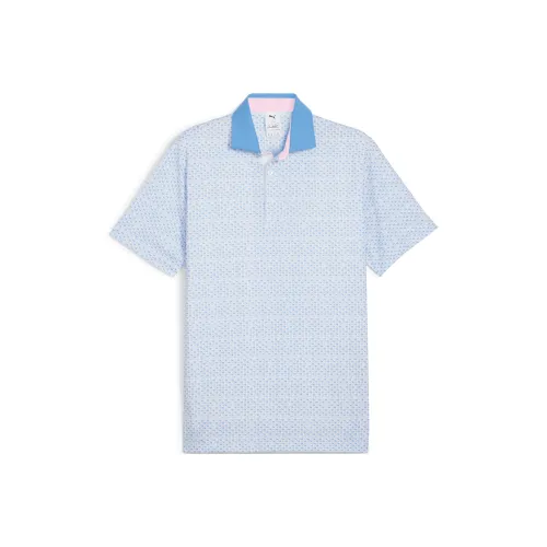 PUMA x ARNOLD PALMER MATTR Поло Мужское Светло-Синий