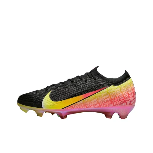 Nike Mercurial Vapor 16 Elite противоскользящие устойчивые к истиранию футбольные бутсы унисекс черные красные