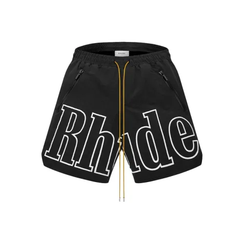 RHUDE Черные Мужские Повседневные Шорты