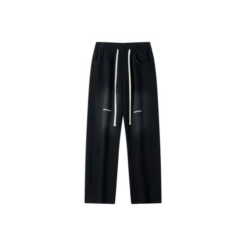 KS Черные Унисекс Повседневные Брюки