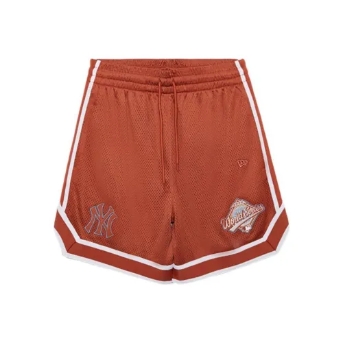 New Era x MLB Base Logo Повседневные шорты Унисекс Красновато-коричневый