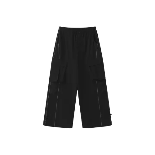 YK&YB Черные унисекс брюки карго