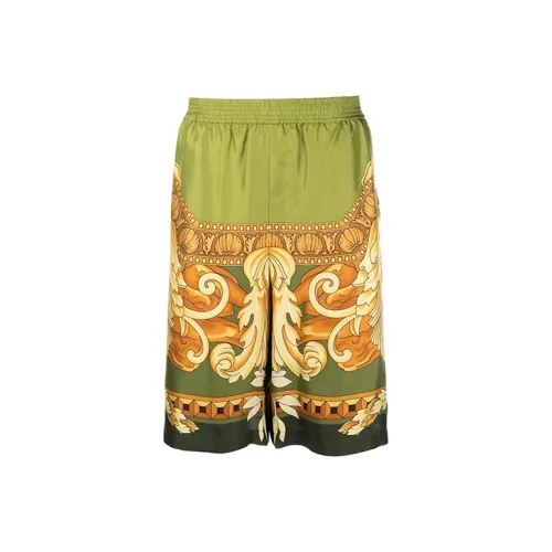VERSACE Зеленые Мужские Повседневные Шорты