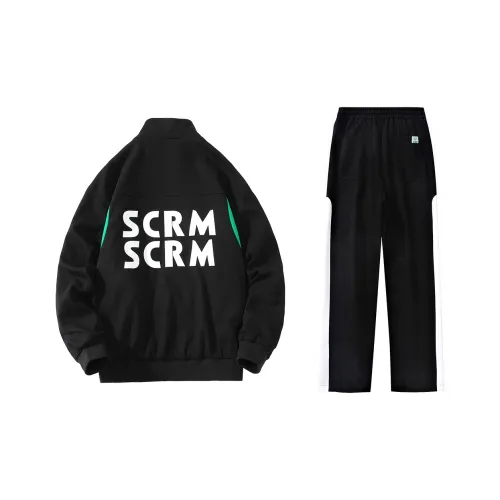 SCRM Прямой крой Комплект Весна-Осень Зима Унисекс