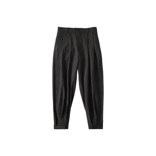 Pin Li Повседневные брюки Мужские Темно-серые