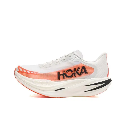HOKA ONE ONE CIELO X1 Поддержка Низкий Топ Повседневные Кроссовки для Беговых Гонок Унисекс Белый Оранжевый