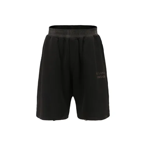 GALLIANO LANDOR FW21 Loose Fit Shorts Unisex Black