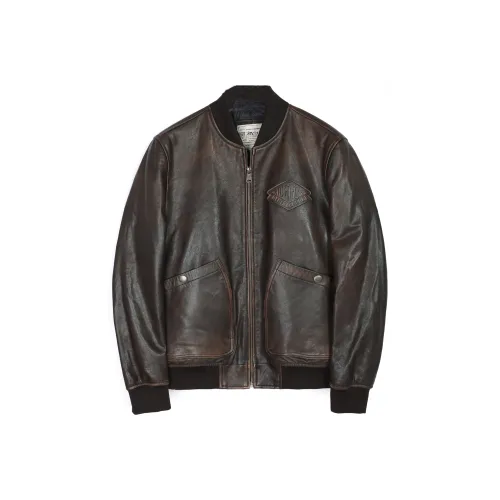 MCS Черные Мужские Кожаные Куртки