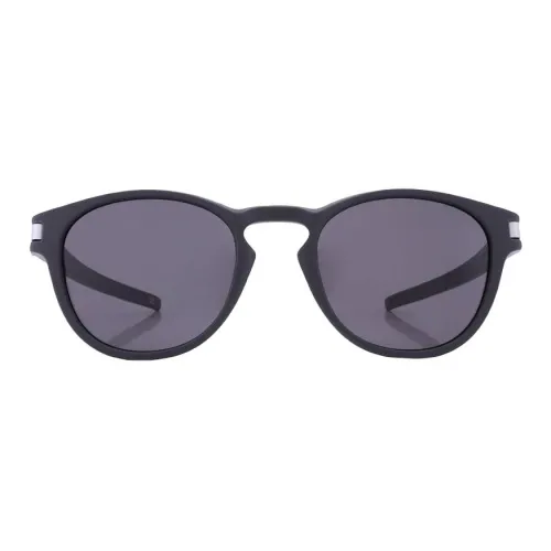 Oakley Пластик Круглые Солнцезащитные очки Мужские Черные