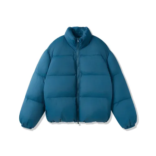 DKPD Хлопковый пуховик унисекс темно-синий