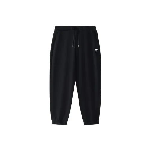 FILA FUSION Вязаные тренировочные брюки мужские глубокий черный