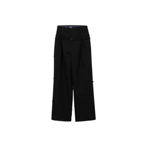 Jacquemus Le Pantalon Piccinni Brodé Костюм Брюки Мужские Черные