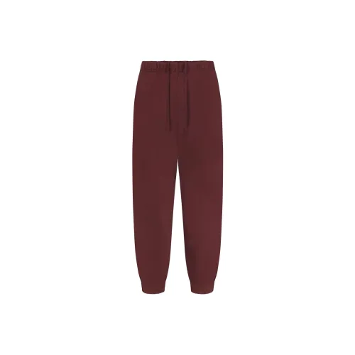 SKIMS Махровый MENS Relaxed Jogger Повседневные брюки Мужской OXBLOOD Фуксия