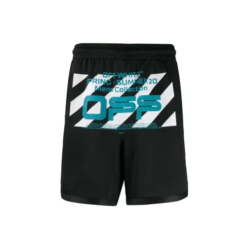 Off Белый SS20 Мужские Повседневные Шорты
