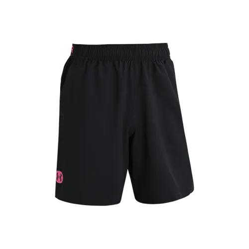 Under Armour Woven Collection Черные Мужские Повседневные Шорты