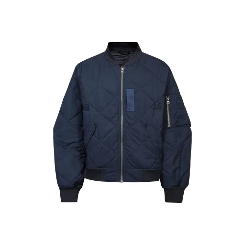 GUUKA TECH Хлопковый пуховик Унисекс Темно-синий