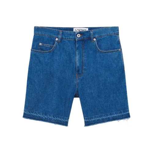 LOEWE SS23 Джинсовые шорты Мужской Синий