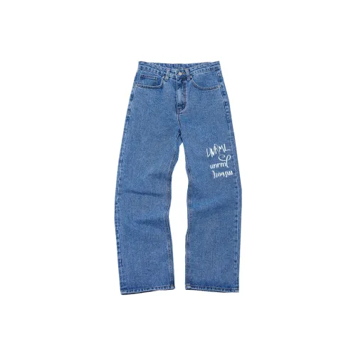 UNRML Доджер синие унисекс джинсы