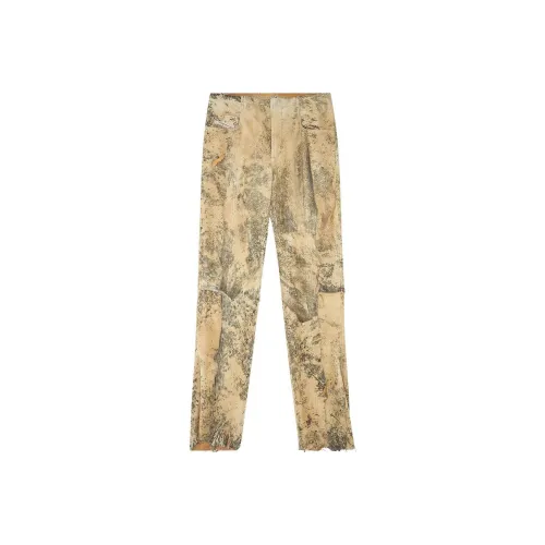 DIESEL Бежевые Мужские Повседневные Штаны