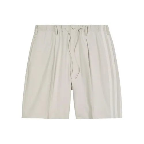 Y 3 Шорты длиной до колена Мужские Светло-серые