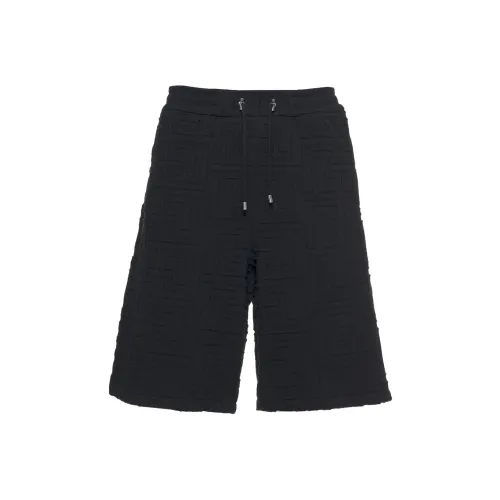 BALMAIN Черные Мужские Повседневные Шорты