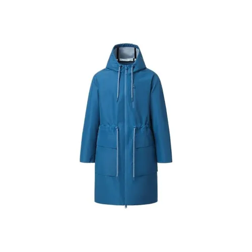 MACKAGE SS25 Тренчкот Мужской Озерный Синий